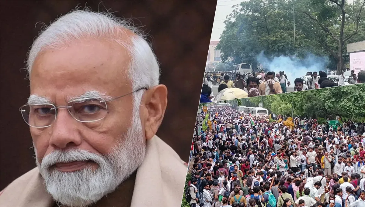 प्रदर्शनमा दुर्व्यवहार गर्ने युवालाई माफी दिन चाहन्छु : मोदी