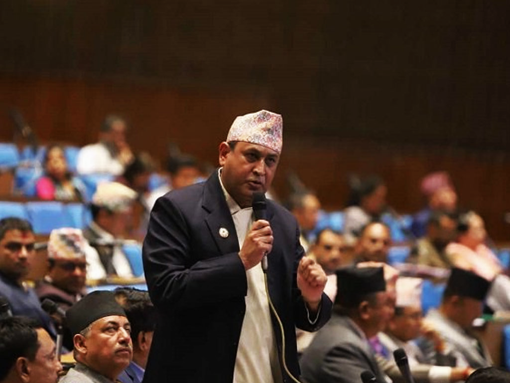 अमेरिकी सहयोग रकम र खर्चबारे श्वेतपत्र जारी गर्न सांसद खतिवडाको माग