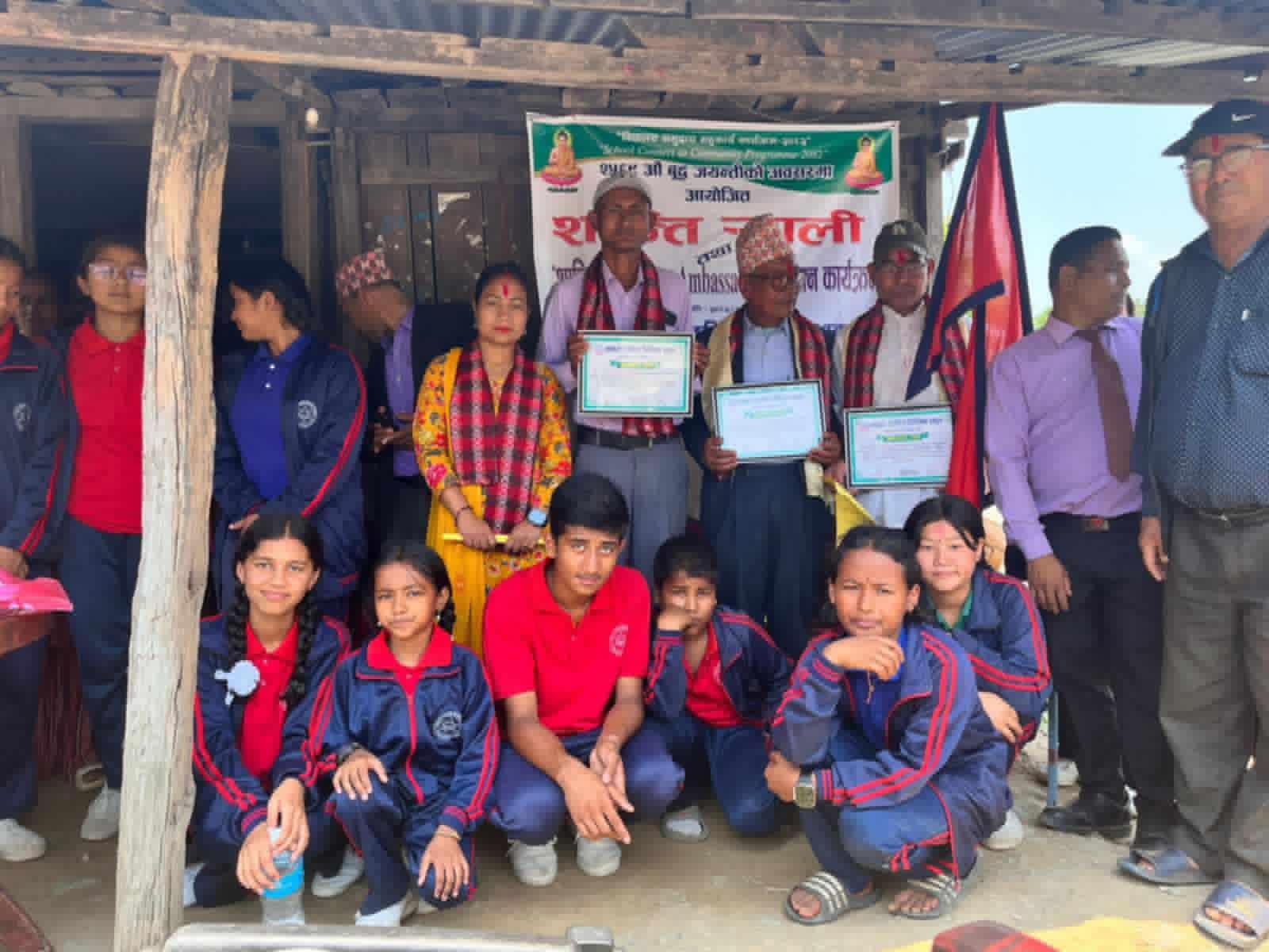 साहारा ईङलिस मिडियम स्कुलद्वारा बुद्ध जयन्ती विशेष कार्यक्रम सम्पन्न