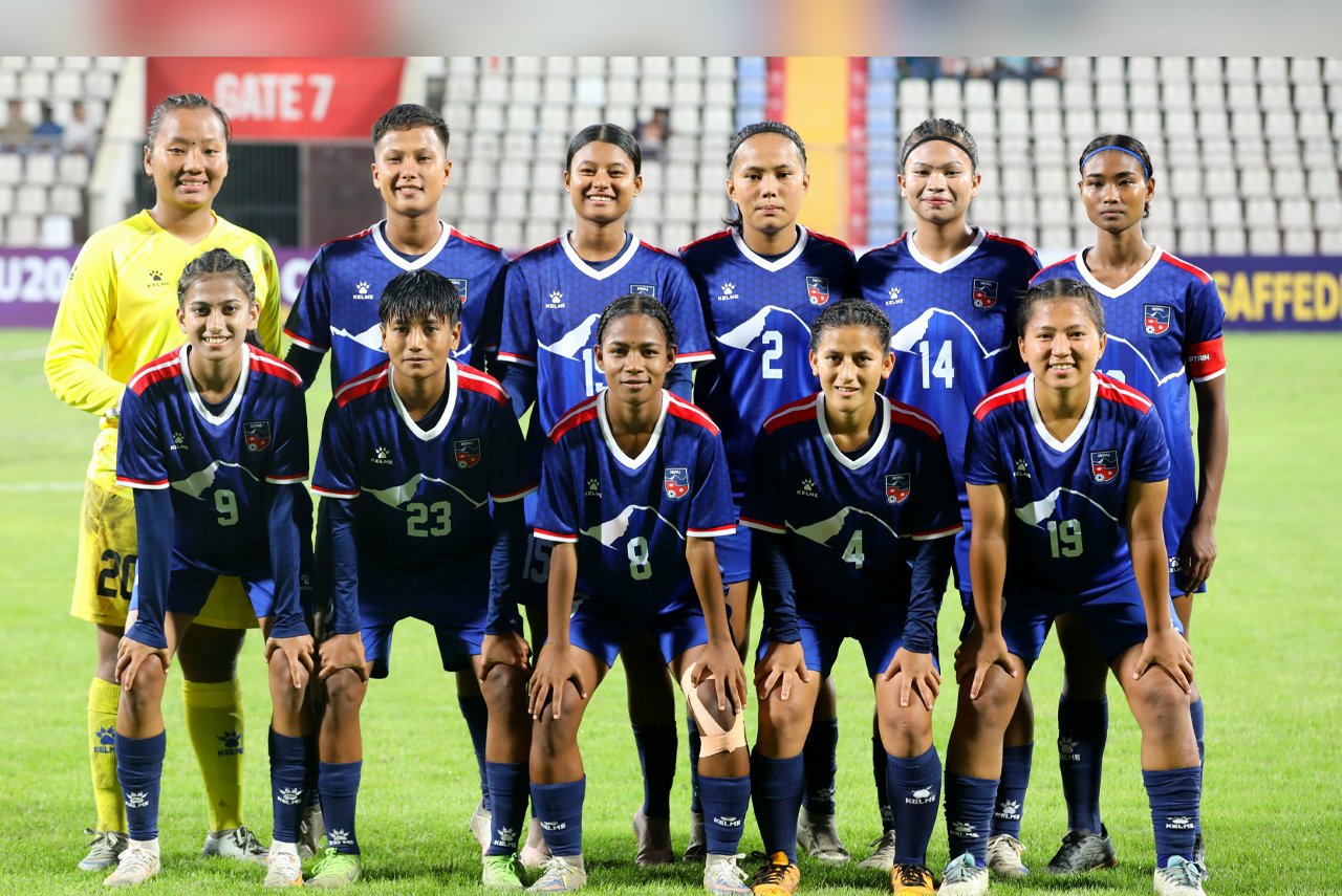 साफ यू-२० महिला च्याम्पियनसिप : नेपाल आज भुटानसँग प्रतिस्पर्धामा