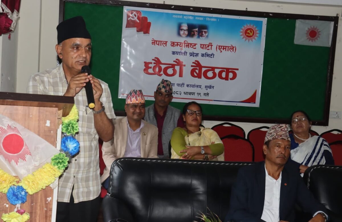 एमाले राजनीतिको मुख्य केन्द्र भागमा : मुख्यमन्त्री कडेल