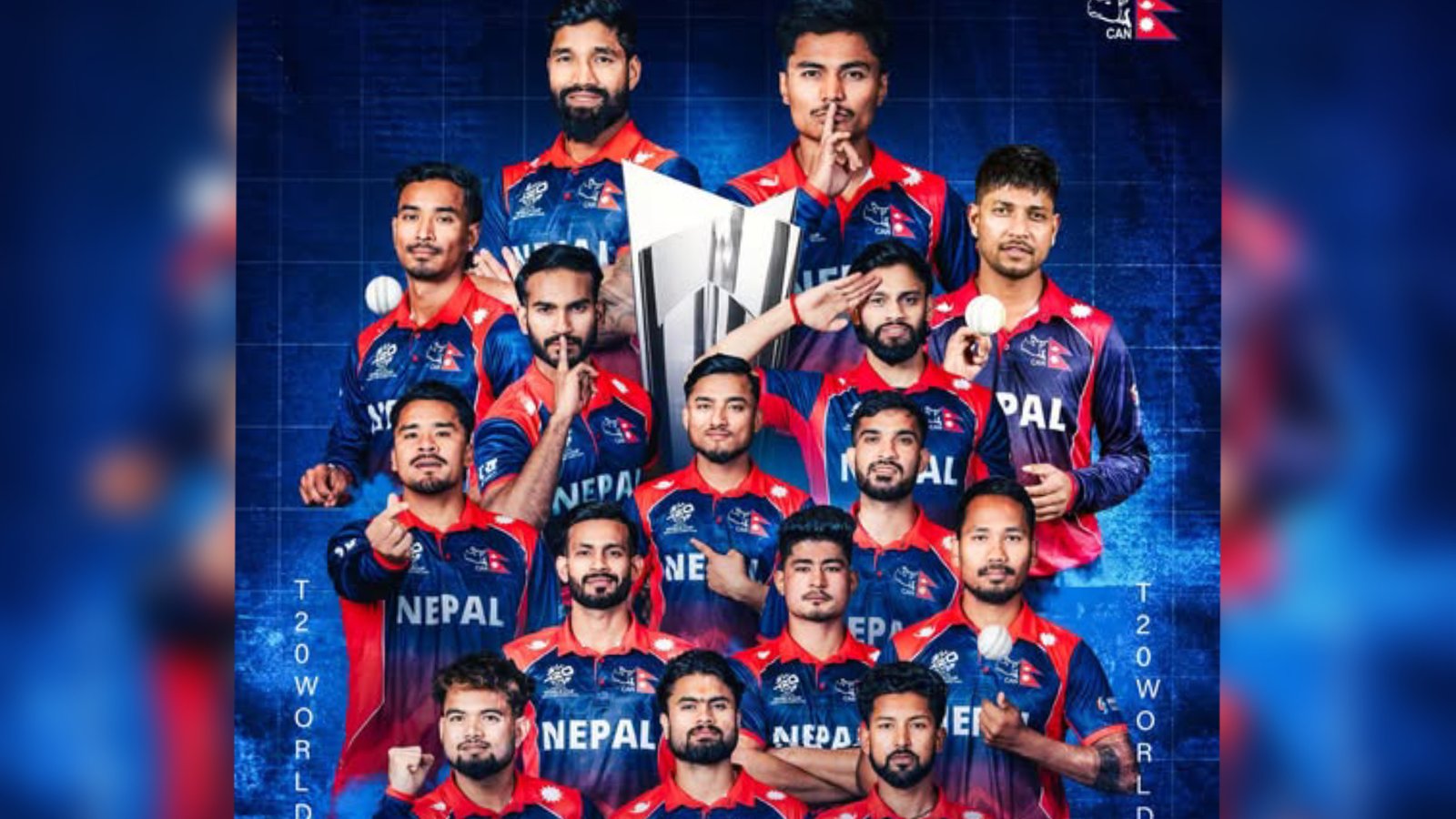 आईसीसी टी–२० विश्वकप : आज इंग्ल्यान्डसँग प्रतिस्पर्धा गर्दै नेपाल
