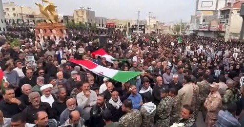 इरानमा स्कूल हमलामा ज्यान गुमाएका १६५ छात्राको सामूहिक अन्त्येष्टि