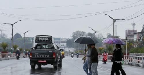 आज तीन प्रदेशमा चट्याङ्गसहित वर्षाको सम्भावना