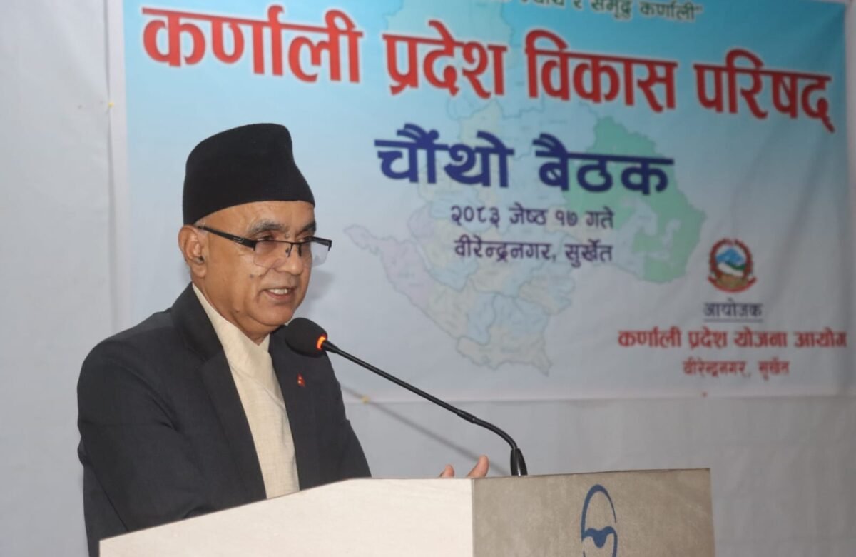 सबैको सामूहिक प्रयासबाट मात्र कर्णालीको समृद्धि सम्भव : मुख्यमन्त्री कँडेल