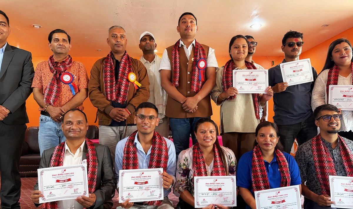 खेलकुद पत्रकार मञ्च सुर्खेतमा नयाँ नेतृत्व, नविन शाही अध्यक्ष निर्वाचित